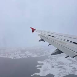 Anflug auf Tromsö