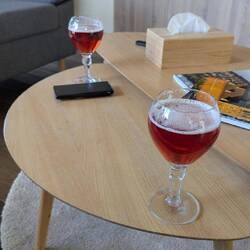 Heute trinken wir ein rotes belgisches Bier 🍺