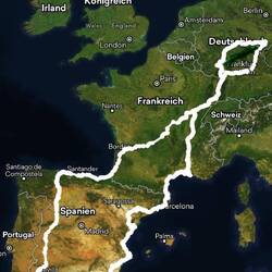 Ca. 7500km durch Südwesteuropa