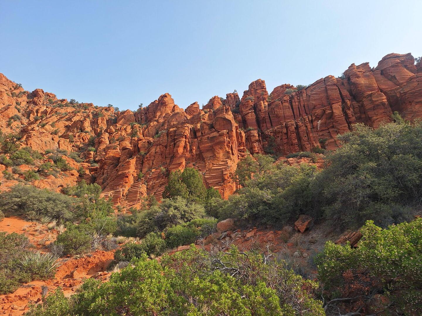 Dramatic and interesting cliffs