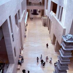 The three floors of exhibits was extensive.