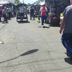 Fahrt auf der Rikscha zum Hostel