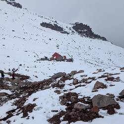 Refugio Whymper von oben