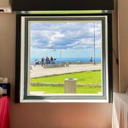 Ausblick zum Motorradfahrer Parkplatz 🅿️