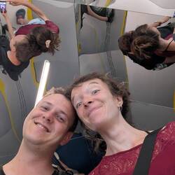 Immer diese wunderschönen "von unten" Bilder 😉 - hier im Museum of tomorrow