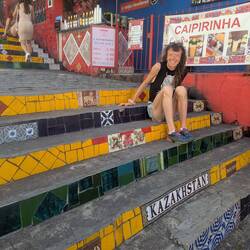 Die Treppen des brasilianischen Künstlers xxx