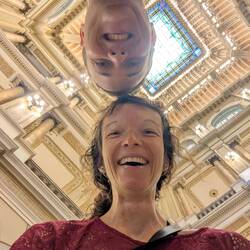 Kurzer Abstecher in die Nationalbibliothek Rios (einer der 10 größten Bibliotheken weltweit)