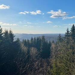 Blick vom Schlafplatz