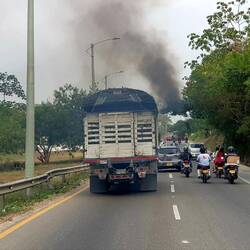 Typical scene on the "highway"...