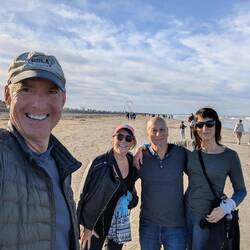 A day at the beach. Croatia is right across the Adriatic.