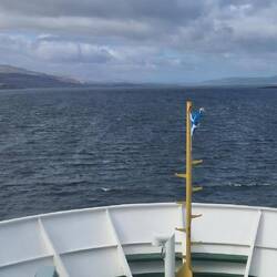 Approaching entrance to sound of Mull