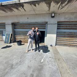 Zwei junge Percebeiros, die wir im Hafen getroffen haben