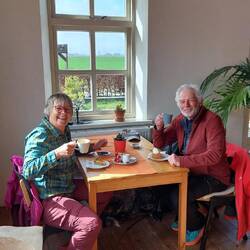 ....schon sitzen wir im warmen....