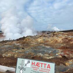 Achtung ⚠️ Immer sprudelndes heißes Wasser!