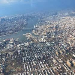 Flight over NYC