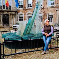 Ein gläsernes Saxophone