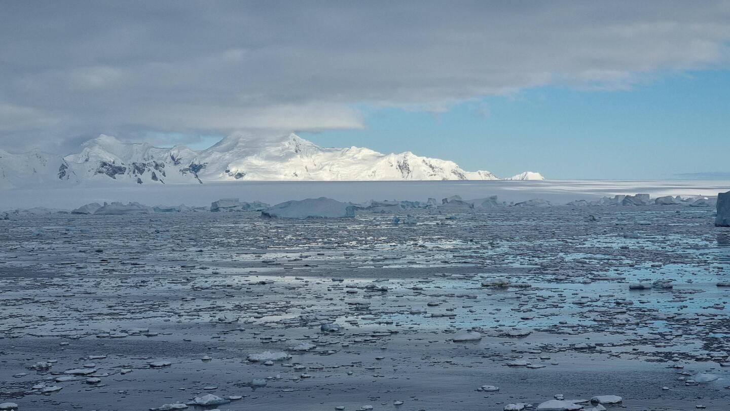 Mountains south of the bay