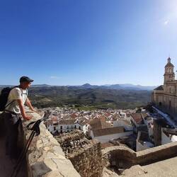 Blick von Turm zur Kirche