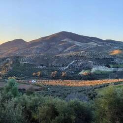 Abendstimmung vor dem Womo