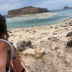 Unten am Strand angekommen