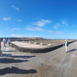 Salinas de Janubio, a historic salt pan located on the southwestern coast of Lanzarote