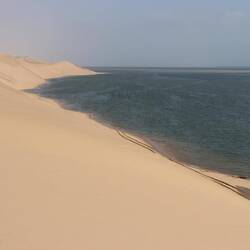 ...die Piste fast komplett verschwunden...