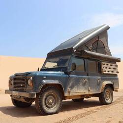 Heiner ist mit krustigem Schlamm bedeckt...