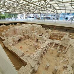 Ausgrabungen unter dem Museum aus römischer Zeit