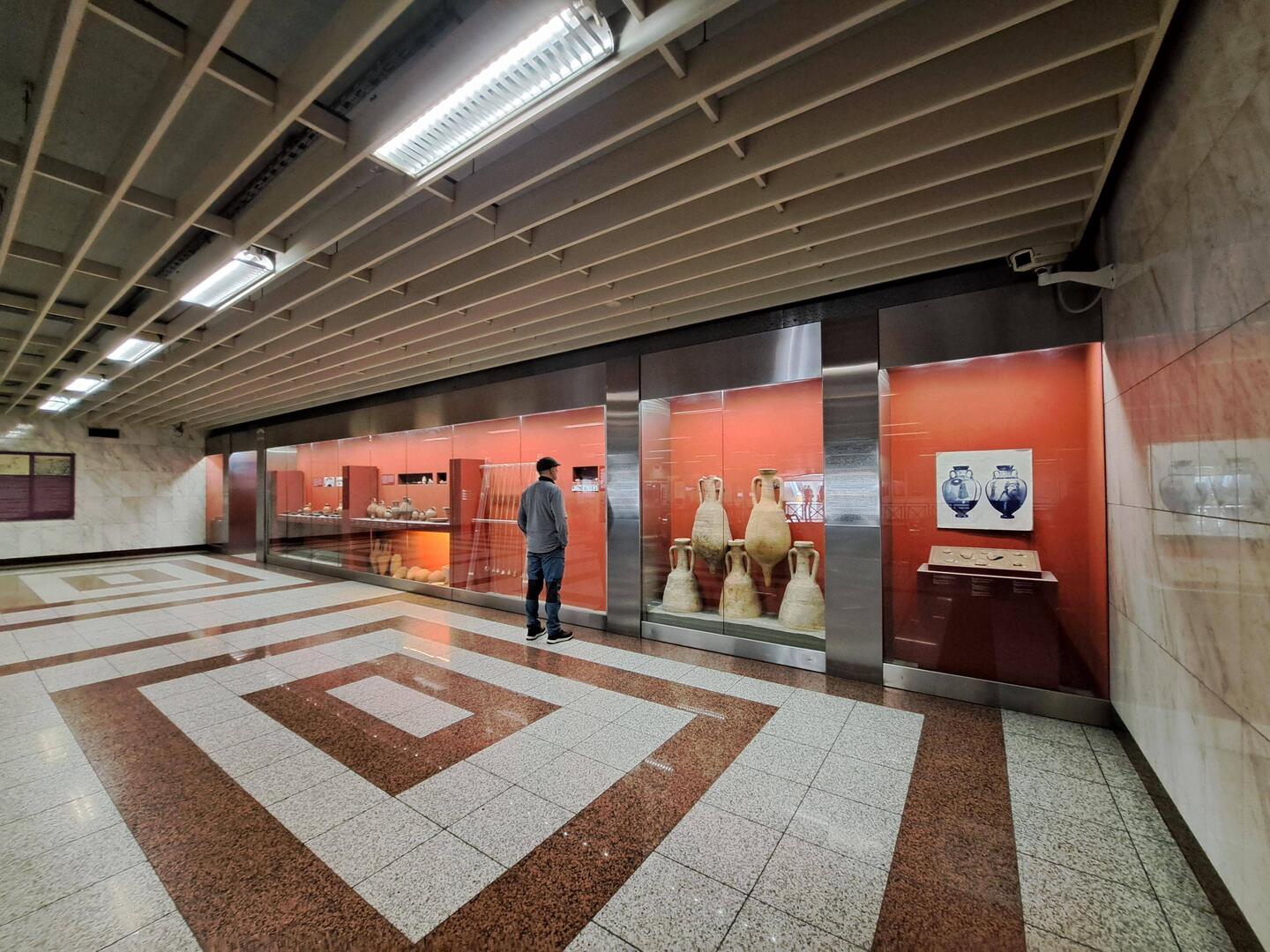 Fundstücke in der Metro Station Akropoli