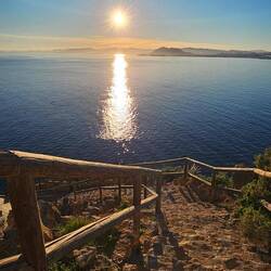 Sonnenuntergang vom Torre de Santa Elena