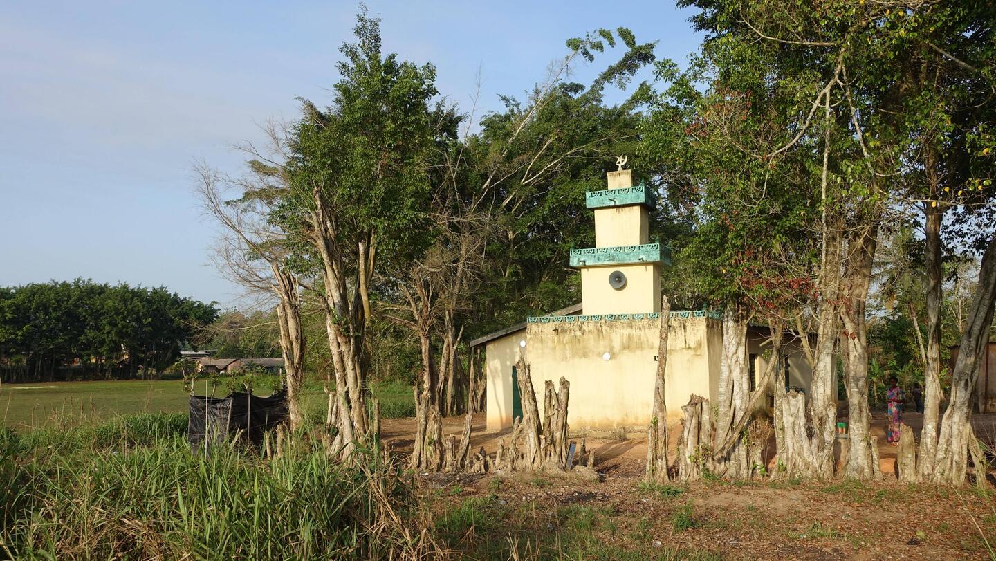 Die kleine Moschee, hinter der wir geschlafen haben