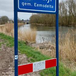 Unser Zielort liegt am Dollard, hier mündet die Ems...