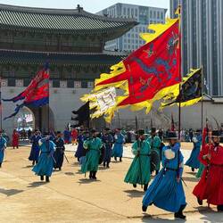 Changing of the Royal Guards.