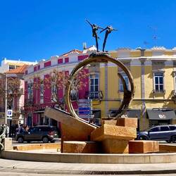 Der Kreisel an der Hauptkreuzung