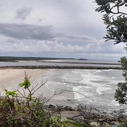 South wall is Yamba, North wall Iluka
