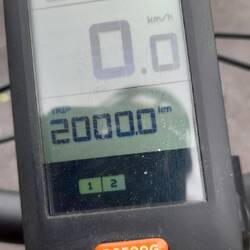 Had to get a picture - 2000km on my ebike