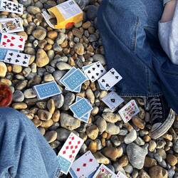 Und Karten gespielt