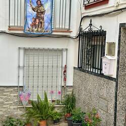 Our neighbors are celebrating San Roque.