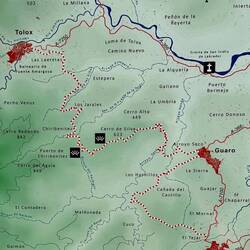 Tolox, Guaro, and Monda are connected by the GR 243.