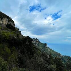 Terrassierte Landschaft