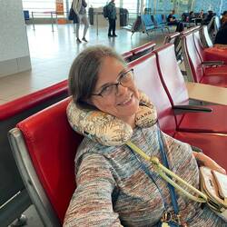 Mom is ROCKING this trip.