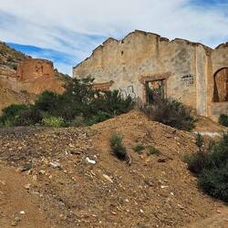 Ruinen bei der Mine in Mazarrón