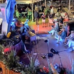 The local marimba band entertaining us