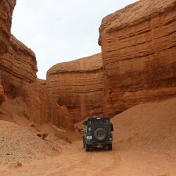 Man darf mit dem Auto bis an den Canyon heranfahren
