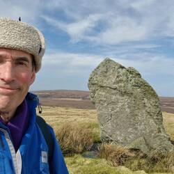 Beinn a charra standing stone