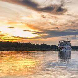 Sunset on the Rio Negro