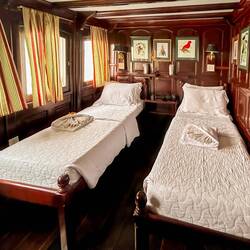 Our cabins on the MV Tucano