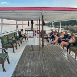 After lunch it was time to relax on board.