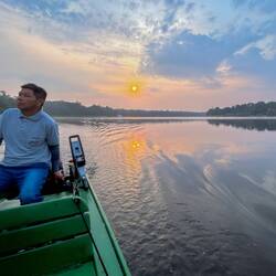 Sunset on the Rio Negro