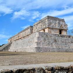 Gouverneurpalast, einer der schönsten Monumente der Maya-Architektur